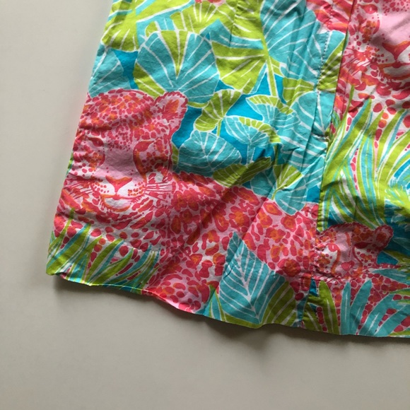 Lily Pulitzer Multicolor Cheetah Print Mini Skirt - Picture 2 of 5